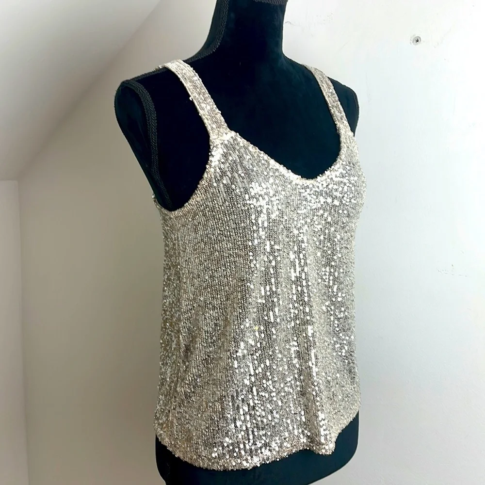 Love on a Hanger Sequins Tank Top - Picture 2 of 6